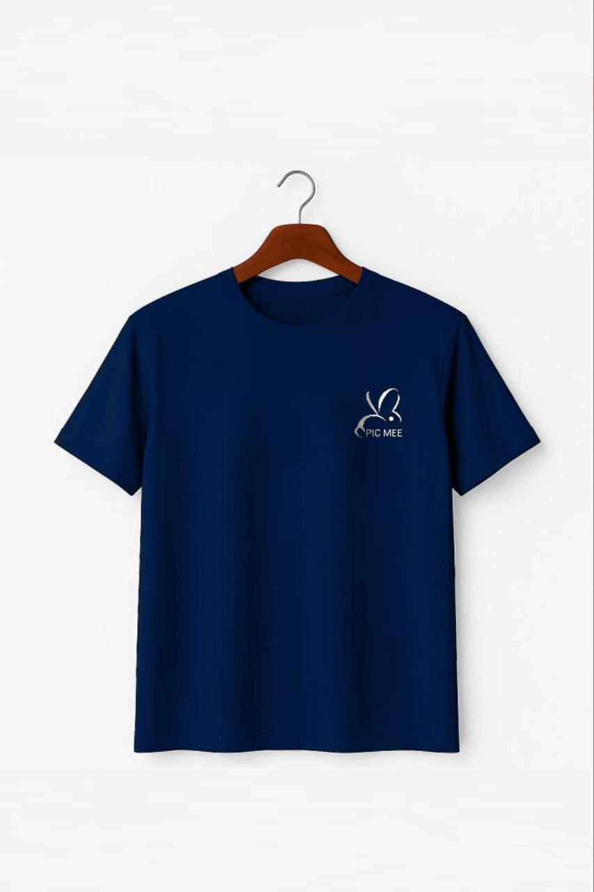 Blue Fabric Pic Mee Men,s T-Shirt