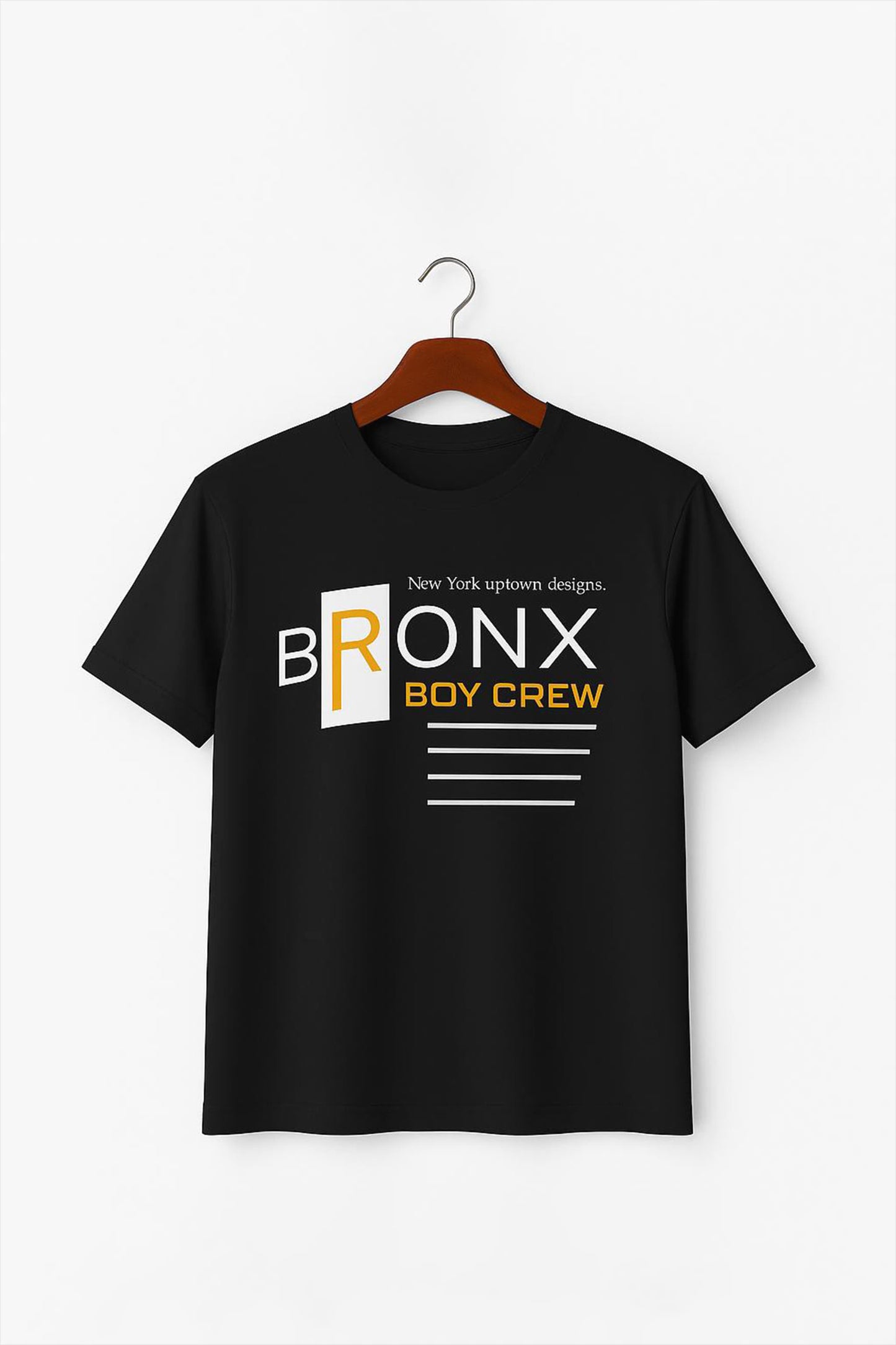 Black Fabric Pic Mee Bronx Premium T-shirts