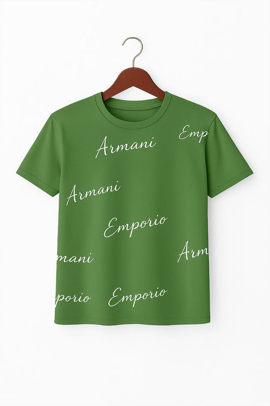 Kai Green  Fabric Pic Mee Armani T-Shirt