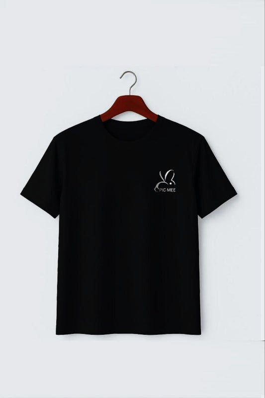 Black Fabric Pic Mee Men,s T-Shirt