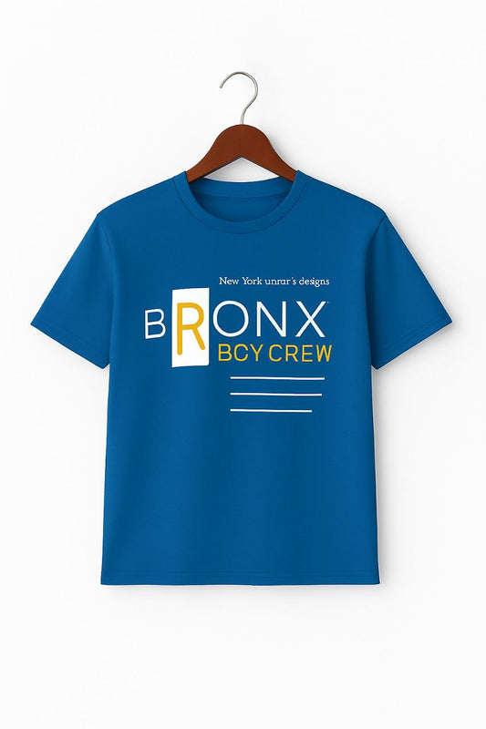Zing Blue Fabric Pic Mee Bronx Premium T-shirts