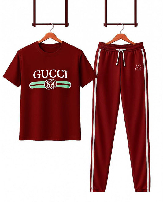 Maroon Luxury Tracksuit for Men & Women – Designer Style